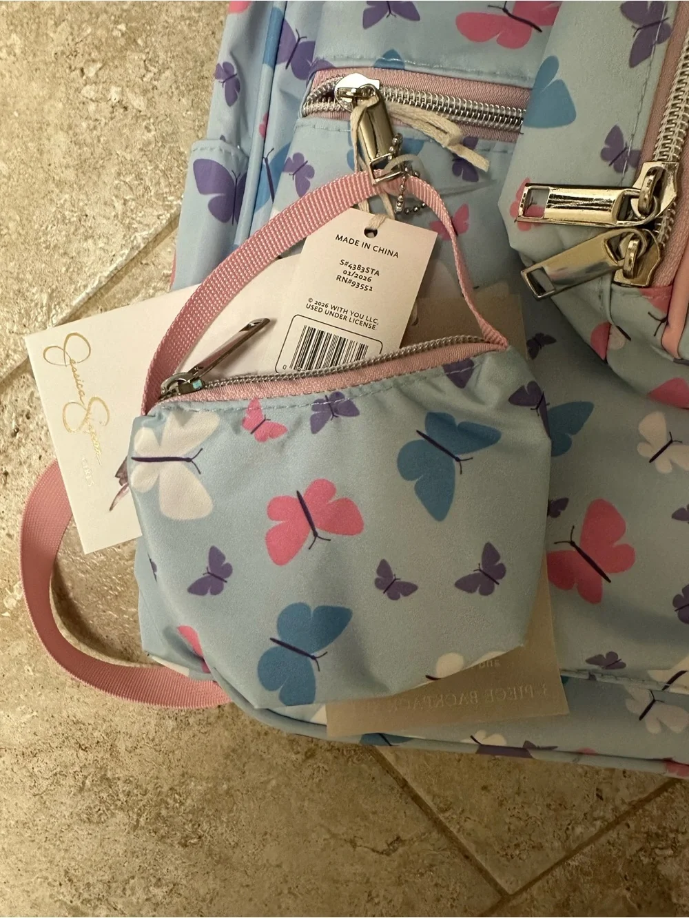 ✨NWT✨ Jessica Simpson | Butterfly Backpack, Lunch Bag, and Mini Bag Set ✨